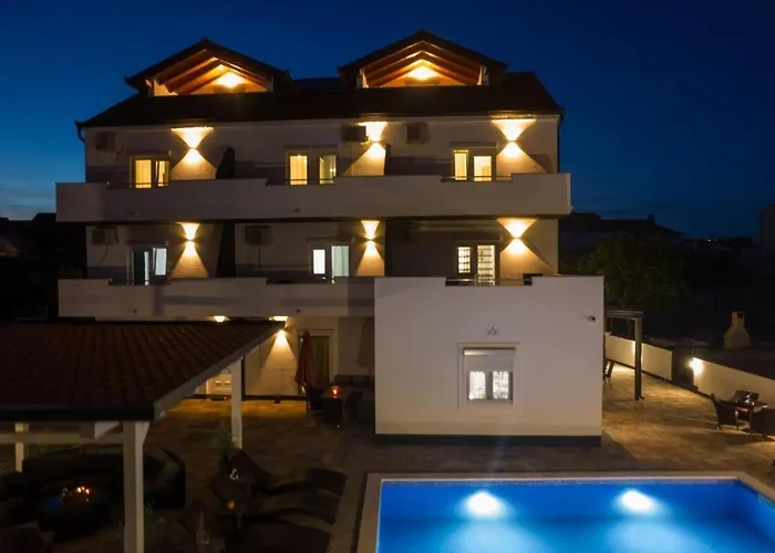 Appartement In Okrug Gornji With Sea View, Balcony, Air Conditioning, Wifi 5134-7